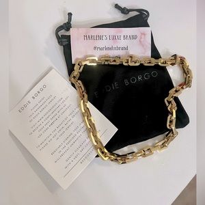 Eddie Borgo High-Shine Gold Link Necklace